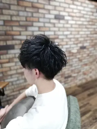 メンズ パーマ 北林 弘展のヘアスタイル