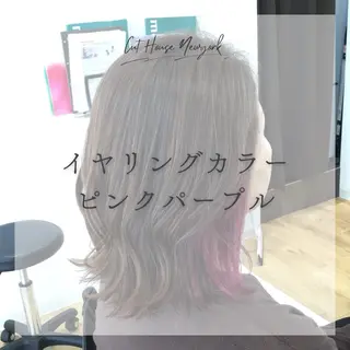 ミディアム カラー 滝口 瑞季のヘアスタイル