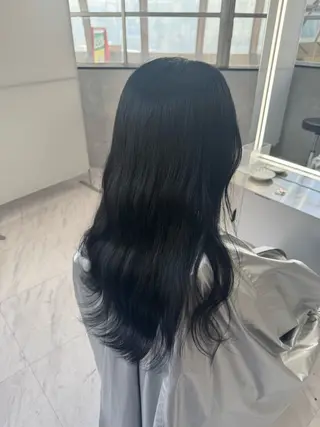 ロング カラー 石橋 茉桜のヘアスタイル