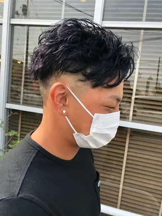 ショート カラー パーマ ヘアアレンジ ❣️倉敷❣️美髪 カラー能登一成のヘアスタイル