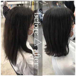 ミディアム 🌼渋谷韓国レイヤー 桑尾幸奈🌼のヘアスタイル