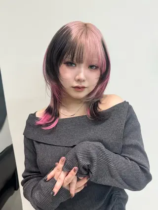 カラー デザインカラー MIKU🦋のヘアスタイル