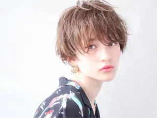 ショート カラー 🉐レイヤー/塩見 弘樹🉐渋谷のヘアスタイル