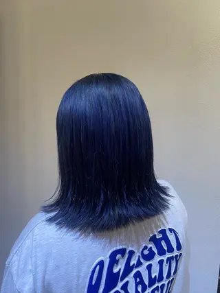 ミディアム カラー 安藤 沙英のヘアスタイル