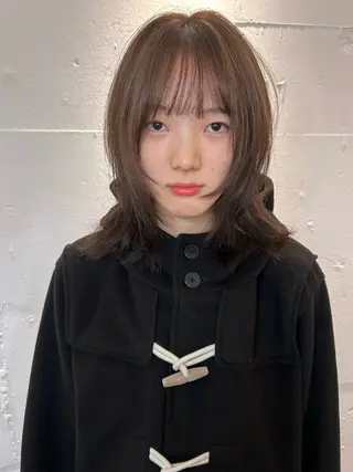 ミディアム gemhair&makeup所属・Fuka／ 似合わせパーマ／原宿のヘアスタイル