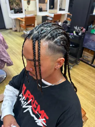 ヘアアレンジ メンズ アトリエグリーン所属・鎌倉 勇利/特殊ヘアのヘアスタイル