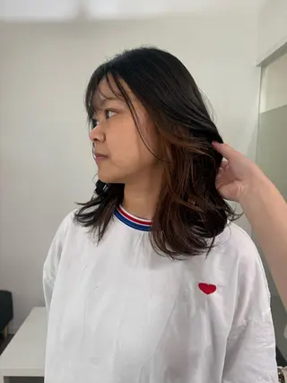 カラー rua.／ W color⛓🖤のヘアスタイル