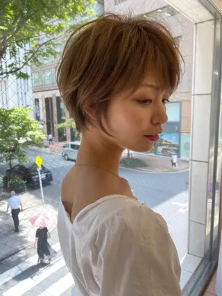 ショート ✨あなたのお悩み解消 美容師✨TOMOKAのヘアスタイル