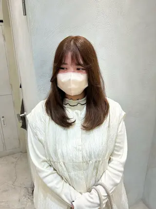 カラー 寺田 雅のヘアスタイル