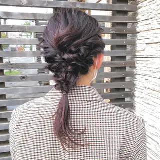 セミロング カラー ヘアアレンジ Hair salon   Dulce oro所属・石川 友美のその他イメージ