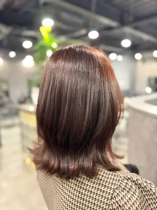 ミディアム カラー ink Runaのヘアスタイル