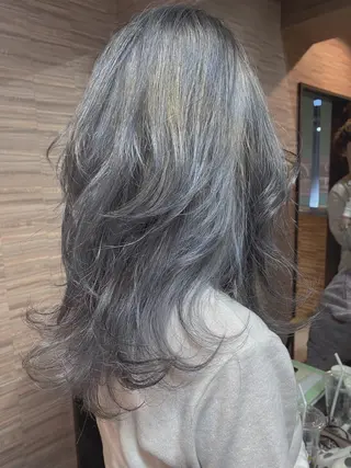 ロング カラー 🕶️佐藤 海李🐏のヘアスタイル