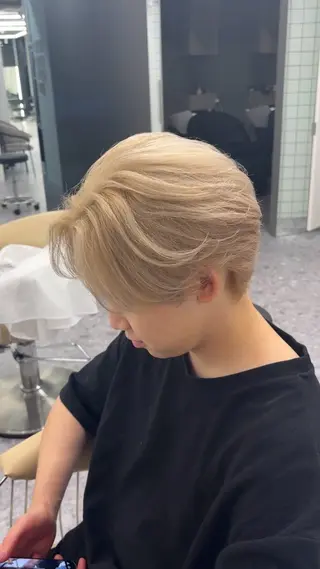 ショート カラー パーマ メンズ メンズ支持No.1 🔥/パーマ/鈴汰郎のヘアスタイル