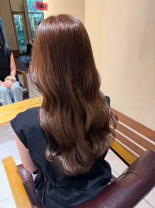 ロング 中村 未夢のヘアスタイル