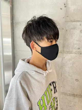 メンズ フリーランスシェアサロンルレイル所属・心斎橋/メンズ /ルレイル/地形真希のヘアスタイル