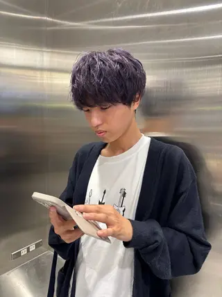 カラー 酸性ストレート /ハイトーン/つばさのヘアスタイル