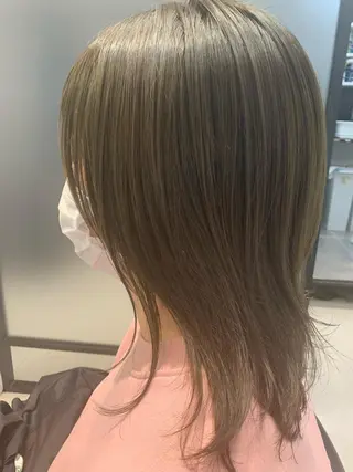 ミディアム wezer所属・✨透明感カラー✨髪質 改善✨国分魚生のヘアスタイル