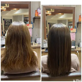 カラー セピアージュアン所属・バヤラー バイガルマーのヘアスタイル