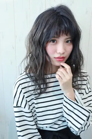 ミディアム カラー [店長]加地 峻のヘアスタイル