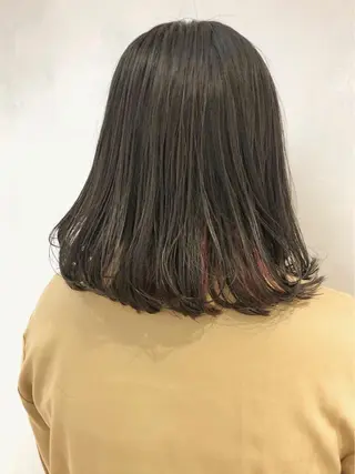 ミディアム カラー cofy by melt所属・🍎みついじゅん🍏 ボブ指名No.1のヘアスタイル