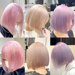 ショート カラー ヘアアレンジ メンズ beleza scelto所属・ハイトーン特化 ♡shoka♡のヘアスタイル