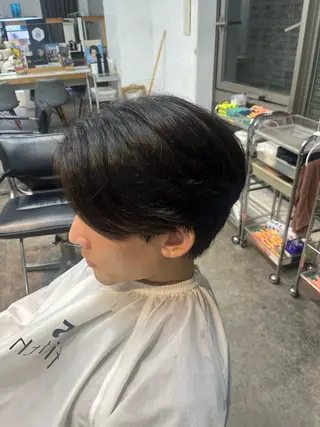 メンズ 透明感カラー ／ カット ／ コハのヘアスタイル