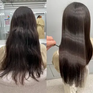 ロング 韓国ネイル🤍 イワサキ　リコ🍒のネイルデザイン