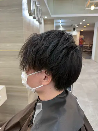 ショート カラー パーマ 🦁おとは🦁 EssbyLovisのヘアスタイル