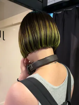 ショート カラー ブリーチ/髪質改善 /烏丸/suzunoのヘアスタイル