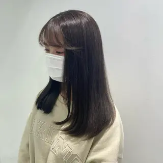 ミディアム カラー パーマ ヘアアレンジ メンズ キッズ ネイル マツエク・マツパ アイブロウ Lumo所属・💖横浜ブリーチなし 💖MIHOのヘアスタイル