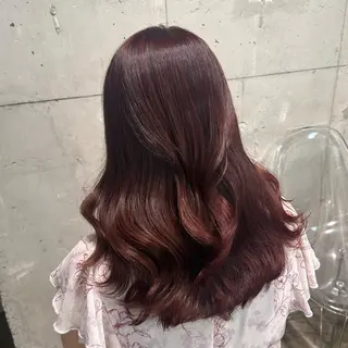 セミロング IS所属・横浜美容室/透明感 カラー/レイヤーのヘアスタイル