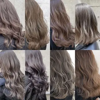 セミロング カラー SALOWIN神戸三宮East店所属・【透明感、艶髪】西村 有司のヘアスタイル