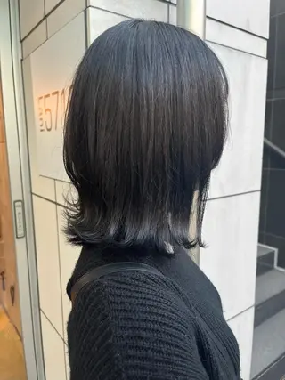 ミディアム カラー 🎀透明感 カラー🎀ミズキのヘアスタイル