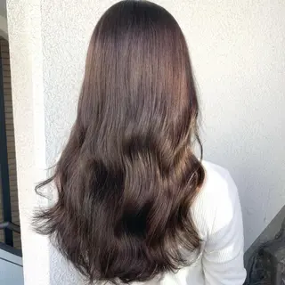 ミディアム カラー ✨️美髪矯正×似合わ せ艶カラー✨藤田透のヘアスタイル
