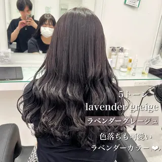 ロング カラー ヘアアレンジ 透け上品ハイトーン 職人ゆうと🤍のヘアスタイル