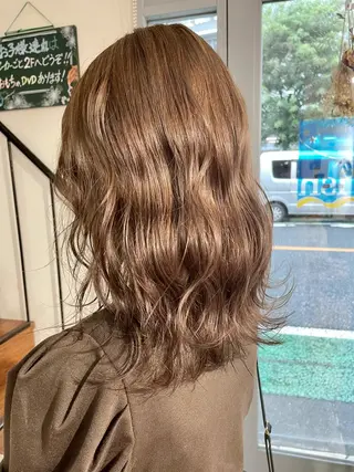 ロング カラー パーマ 海外レイヤー 🇺🇸/ヒナコのヘアスタイル