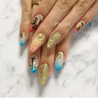 ネイル nail&eyelash Rine所属・Rine 放出 (リネ)のネイルデザイン