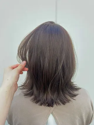 ミディアム カラー 白髪ぼかし/ショート 特化🌟サトウユキのヘアスタイル