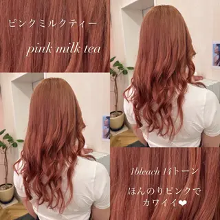 ロング カラー 韓国ヘア🧸髪質改善 🧸きくちみさきのヘアスタイル