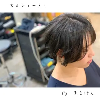 ショート 前田 健太のヘアスタイル