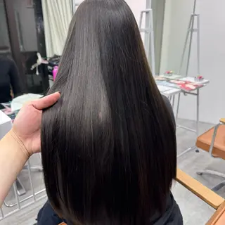 ロング カラー ヘアアレンジ ブリーチなしカラー /ベージュ/安形翔のヘアスタイル