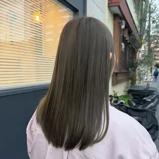 セミロング 透明感カラー🫧/ 武蔵小杉/YUIKAのヘアスタイル