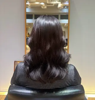 ミディアム パーマ 韓国風ヘア/パーマ ♡あゆのヘアスタイル