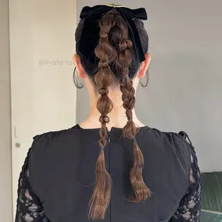 ロング ヘアアレンジ sia所属・Nene Murakamiのヘアスタイル