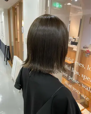 ミディアム カラー eins.hair所属・過去一の柔髪ヘア 🌿einshairのヘアスタイル
