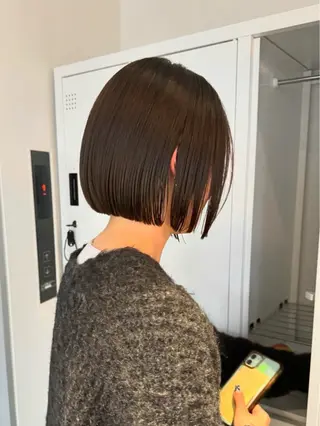 ショート カラー Laff新宿所属・縮毛矯正/ボブ 新宿/ショート/航輝のヘアスタイル