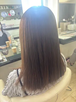 ロング ルプラボウ 石黒よう子のヘアスタイル