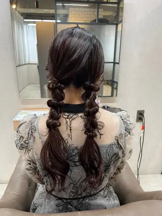 ロング 🌟天王寺ヘアセット 🥑アレンジ師🌟のヘアスタイル