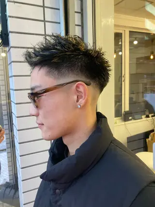 ショート メンズ 深堀 勇弥のヘアスタイル