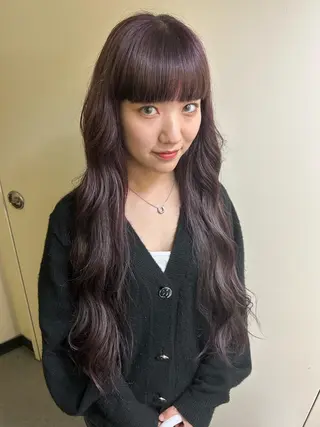 ロング カラー ☕️結【suii.】 ボブ/ヘアセット☕️のヘアスタイル